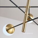 Đèn thả trần nhiều bóng phong cách Bắc Âu HX123-3