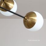 Đèn thả trần nhiều bóng phong cách Bắc Âu HX123-4