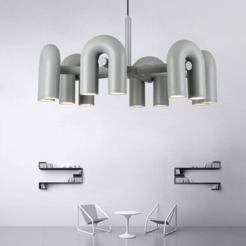 Đèn thả trang trí quán hình chữ U sáng tạo HX021 - bìa