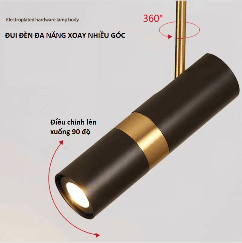 Đèn thả trần đèn rọi đọc sách hiện đại DIF1229 6