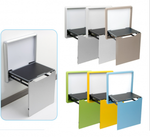 Ghế ngồi đa năng gấp âm treo tường BTS-120