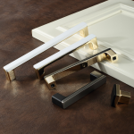 Tay nắm tủ hiện đại nordic hai màu xám đen WXH9964GR