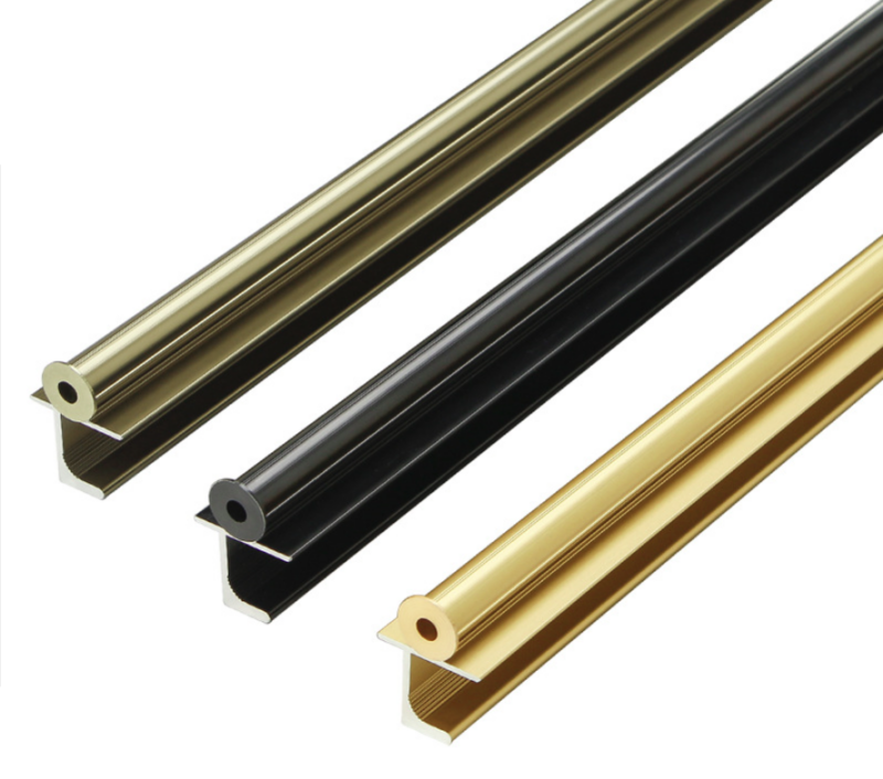 Thanh chống cong kết hợp tay nắm móc âm tủ BTS-HS