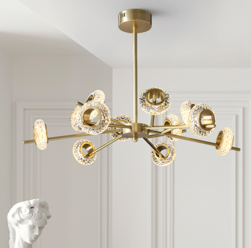 Đèn thả trần trang trí pha lê cao cấp HX049 4