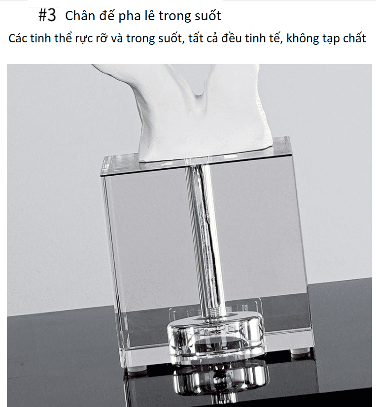 Đèn bàn hiện đại thạch cao pha lê sáng tạo RX205 18