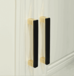 Tay nắm tủ hiện đại nordic hai màu vàng đen WXH9964B
