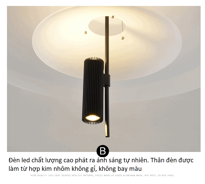 Đèn thả trần bàn ăn hiện đại thiết kế theo UFO cao cấp HX009K