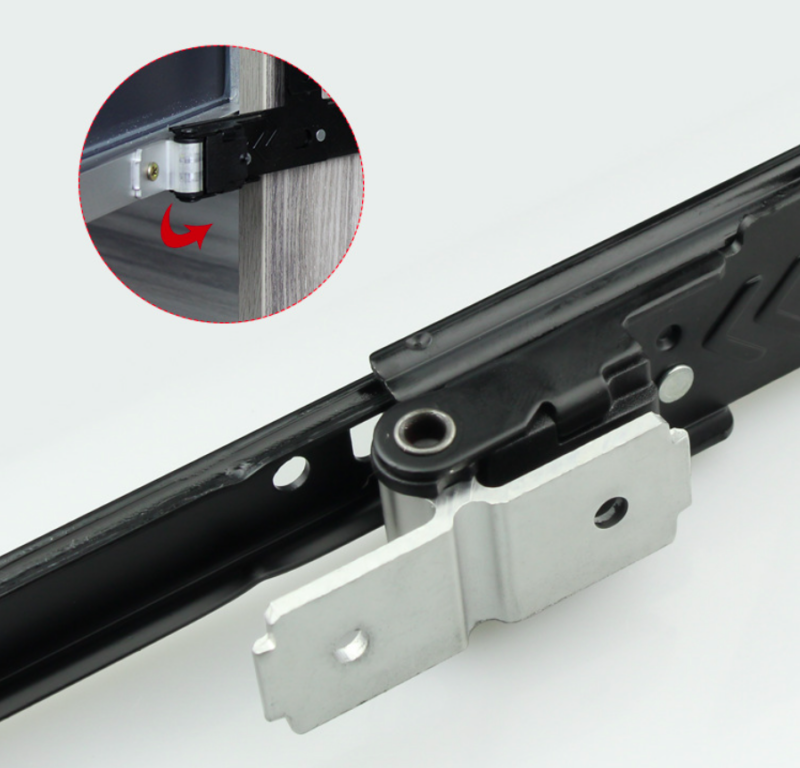 Ray trượt hai tầng gấp xoay cho gương âm tủ MX-SM27 1