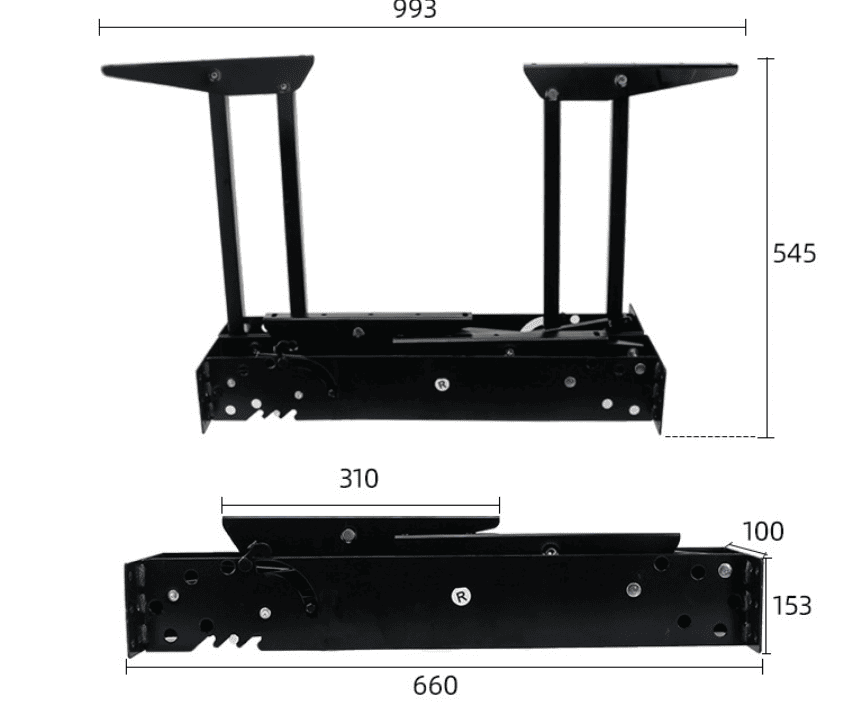 Phụ kiện nâng hạ mặt bàn đa năng BTC-CN031 3