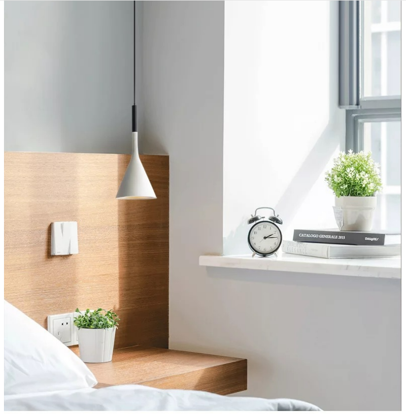 Đèn thả trần hiện đại giả xi măng resin A8801 1