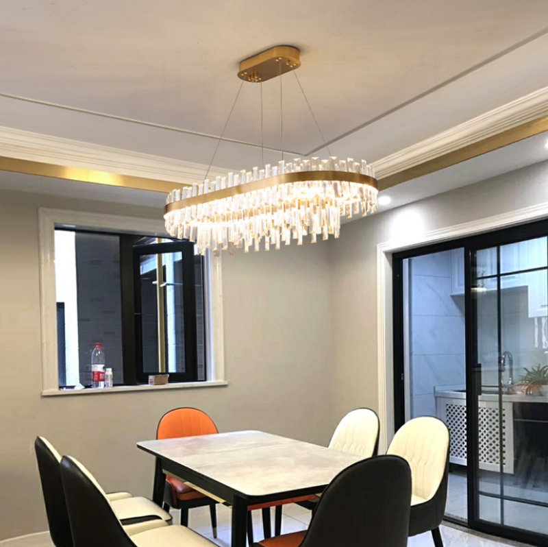 Đèn chùm trang trí bằng pha lê hiện đại HX094 2