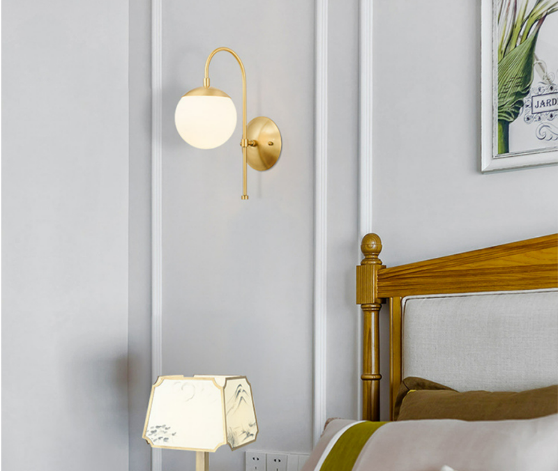 Đèn gắn tường bằng đồng thau hiện đại HX032 1