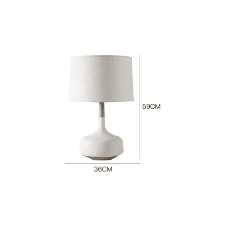 Đèn để bàn màu trắng hiện đại Nordic HX048 9