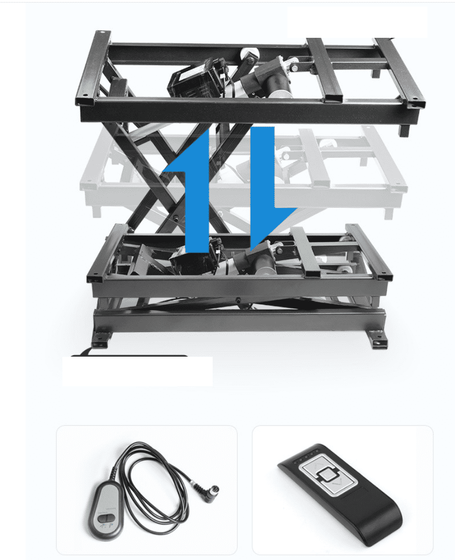 Phụ kiện nâng hạ mặt bàn bằng điện BTC-CN033 3