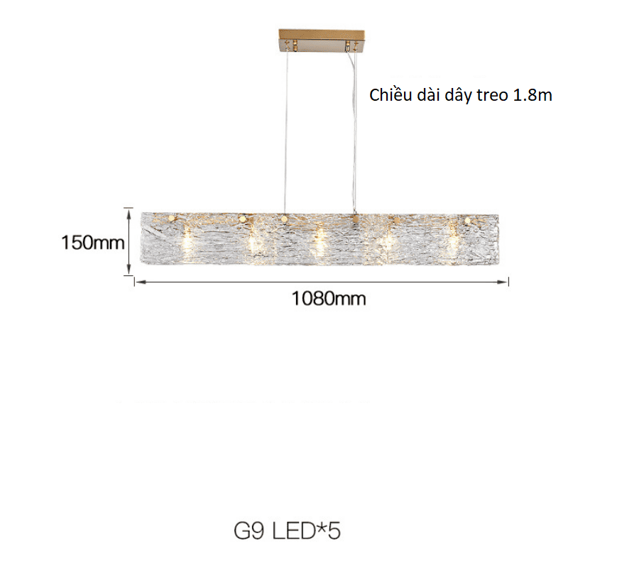 Đèn thả trần bàn ăn hiện đại Bắc Âu HX028 11