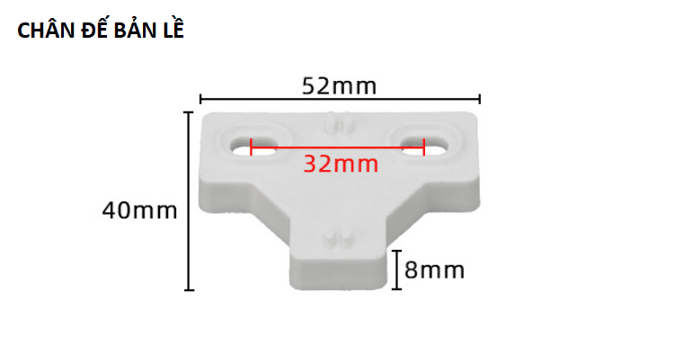 Bản lề giảm chấn thân ngắn thép mạ nikel MX-H100 13