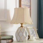 Đèn bàn bằng gốm sứ phong cách Bắc Âu HYJ0001-5