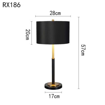 Đèn bàn phòng khách, phòng ngủ Châu Âu RX186-2