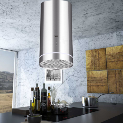 Máy hút mùi hình trụ cho bếp đảo Chef's EH-R822E3