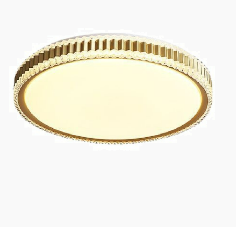 Đèn ốp trần trang trí màu đồng giả pha lê MC6002