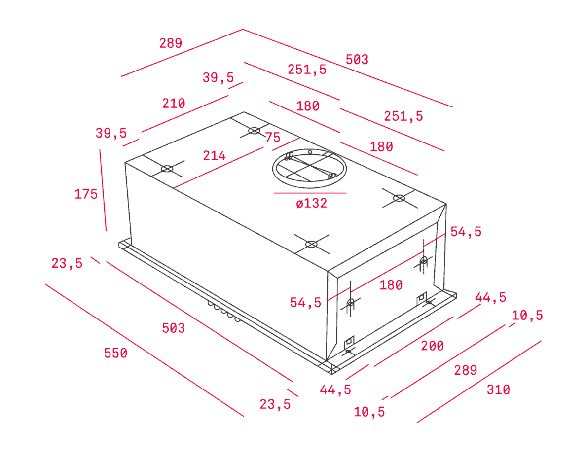 Máy hút mùi âm tủ Teka GFH 55 3