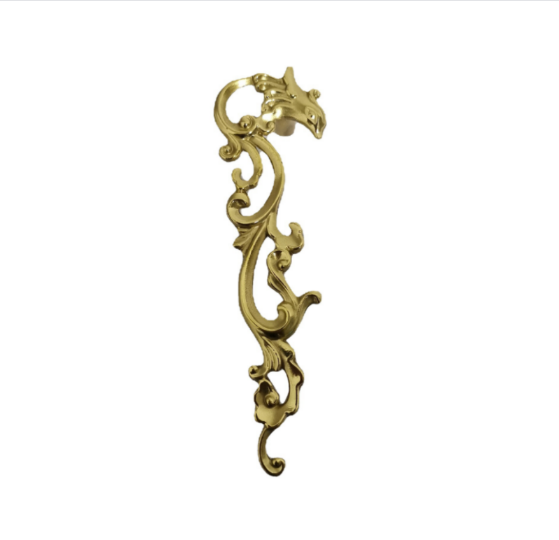 Tay nắm tủ phượng hoàng cổ điển bằng đồng SMJ124 2
