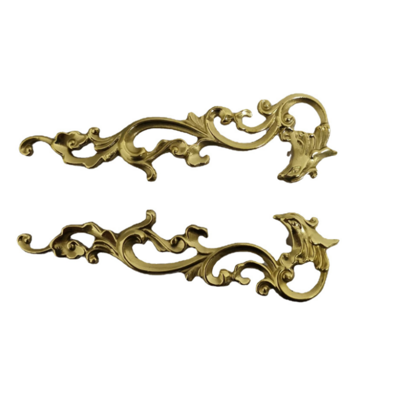 Tay nắm tủ phượng hoàng cổ điển bằng đồng SMJ124 3