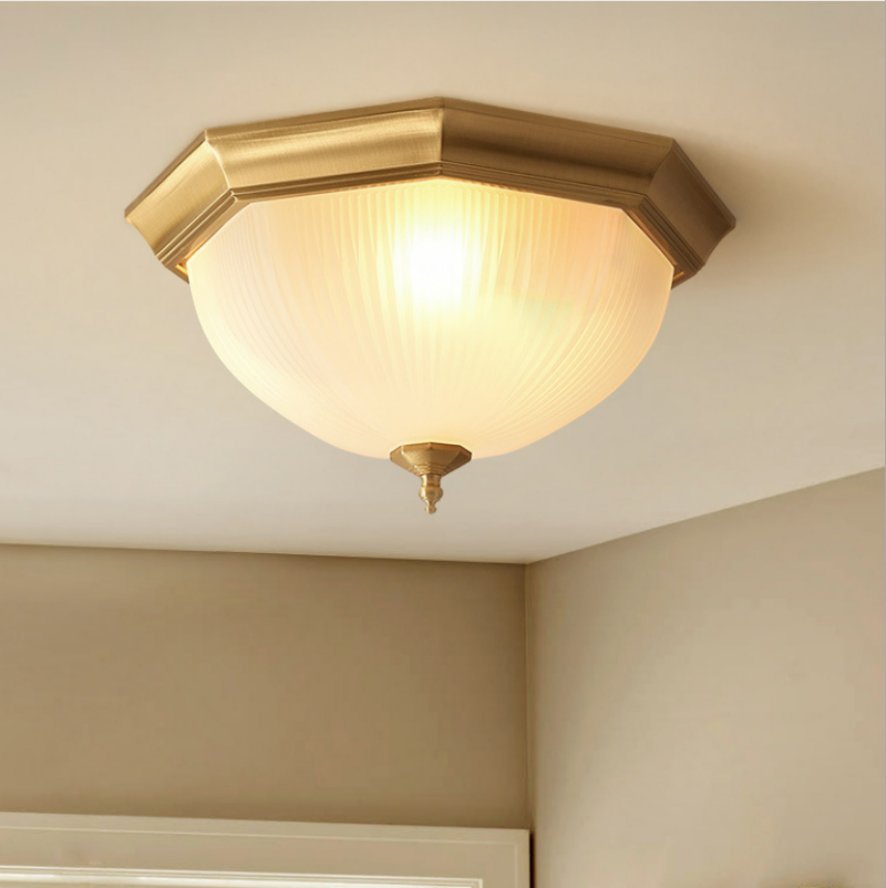 Đèn ốp trần ban công bằng đồng kiểu Mỹ MC373 2