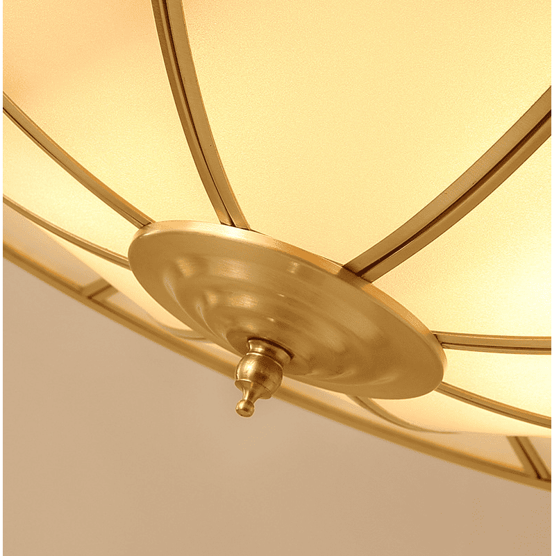 Đèn ốp trần phòng khách bằng đồng pha lê MC271 14