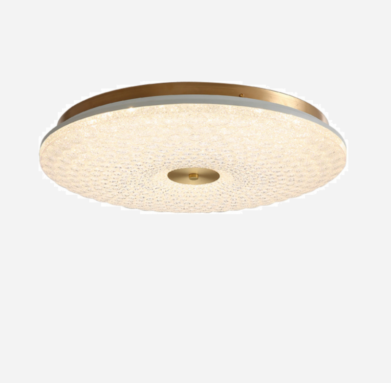 Đèn ốp trần pha lê trang trí bằng đồng MC6026