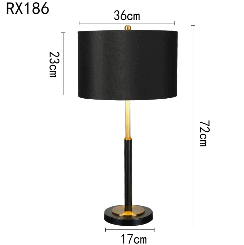 Đèn bàn phòng khách, phòng ngủ Châu Âu RX186 8