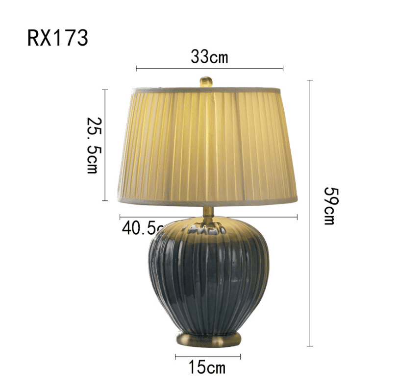 Đèn gốm đầu giường hiện đại tối giản RX173 10