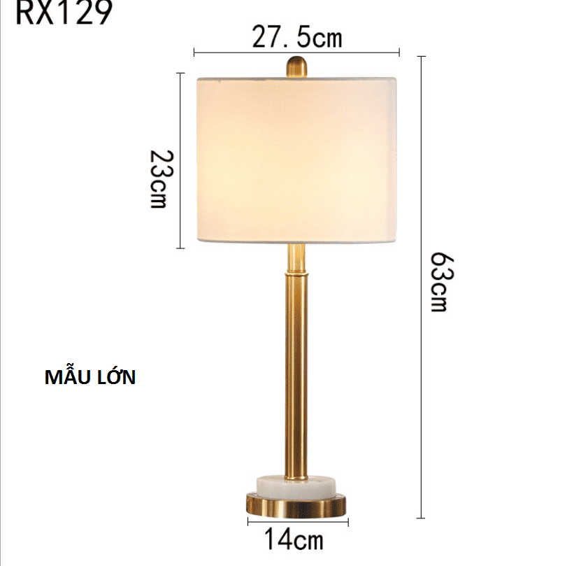Đèn bàn hiện đại tối giản phong cách Bắc Âu RX129 9