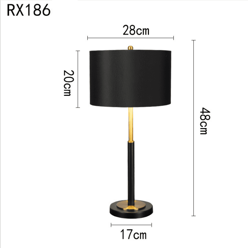 Đèn bàn phòng khách, phòng ngủ Châu Âu RX186 9