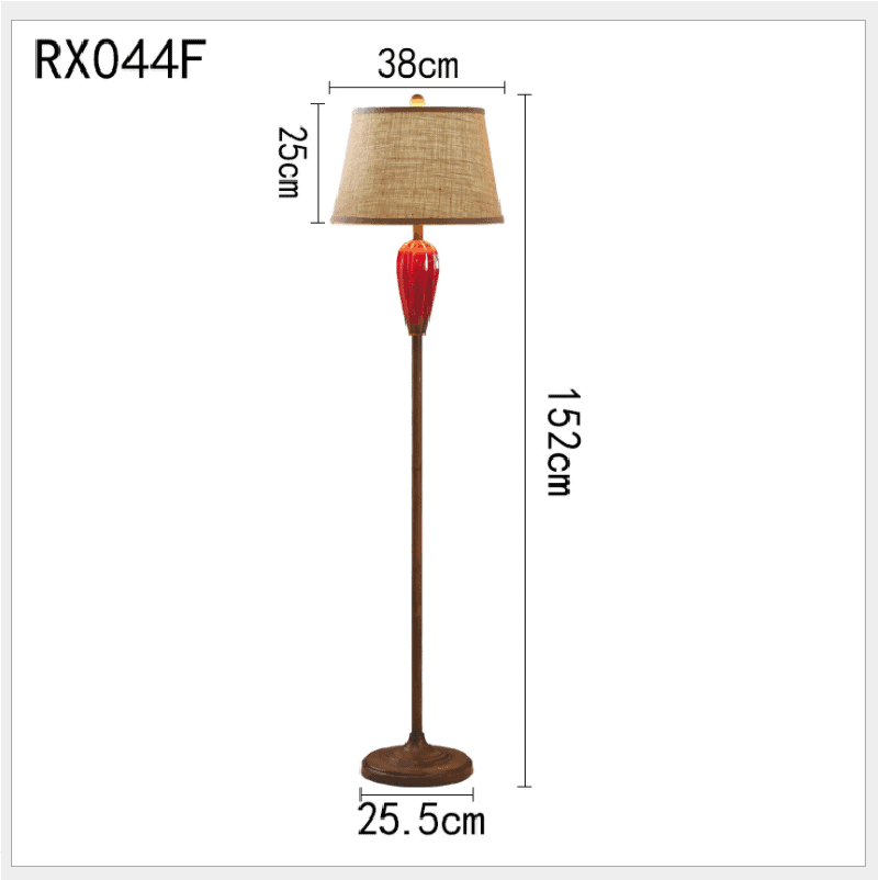 Đèn sàn Retro kiểu Mỹ hiện đại tối giản RX044F 10