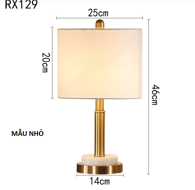 Đèn bàn hiện đại tối giản phong cách Bắc Âu RX129 10