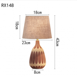 Đèn để bàn phòng ngủ bằng gốm sứ sáng tạo RX148 4
