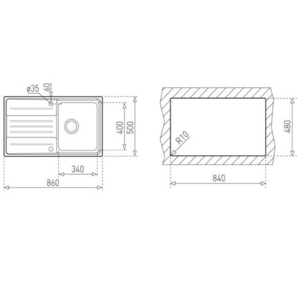 Chậu rửa bát Teka STAGE 45 1B 1D (1)