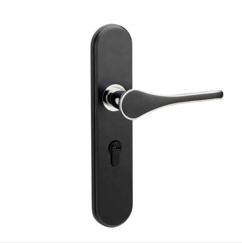 Bộ khoá cửa gỗ phòng tắm tay gạt hợp kim A688-230 1