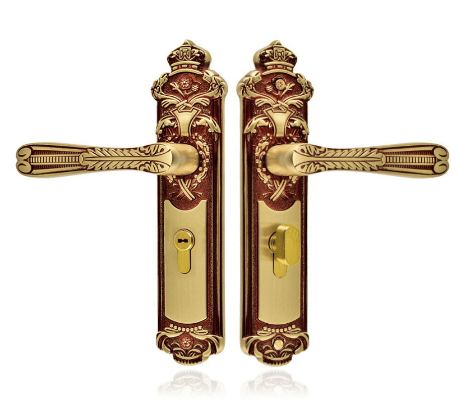 Ổ khóa cửa phòng cổ điển bằng đồng T58-S5080 17