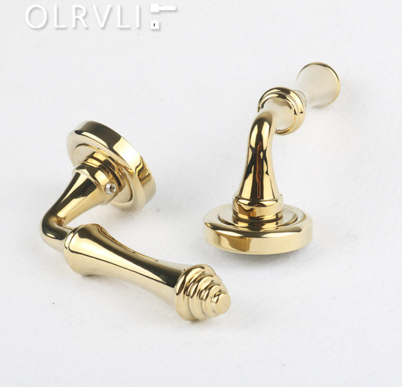 Khóa cửa phòng Italy olrvli đồng vàng OVLI1022