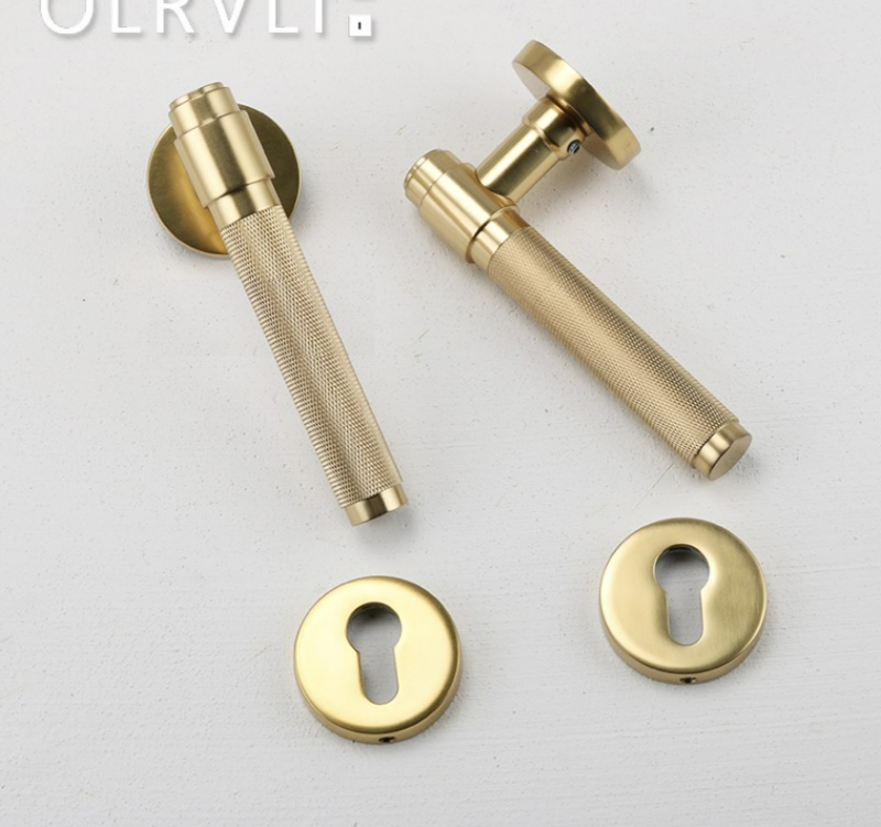Khóa cửa phòng bằng đồng khía Italia OVLI 012 2