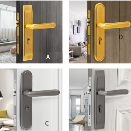 Ổ khoá cửa gỗ phòng ngủ tay gạt hợp kim 693-233