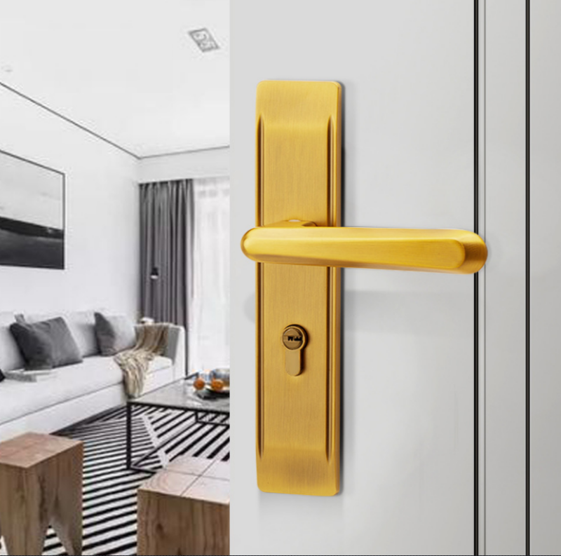 Ổ khoá cửa gỗ phòng ngủ tay gạt hợp kim 693-233 5