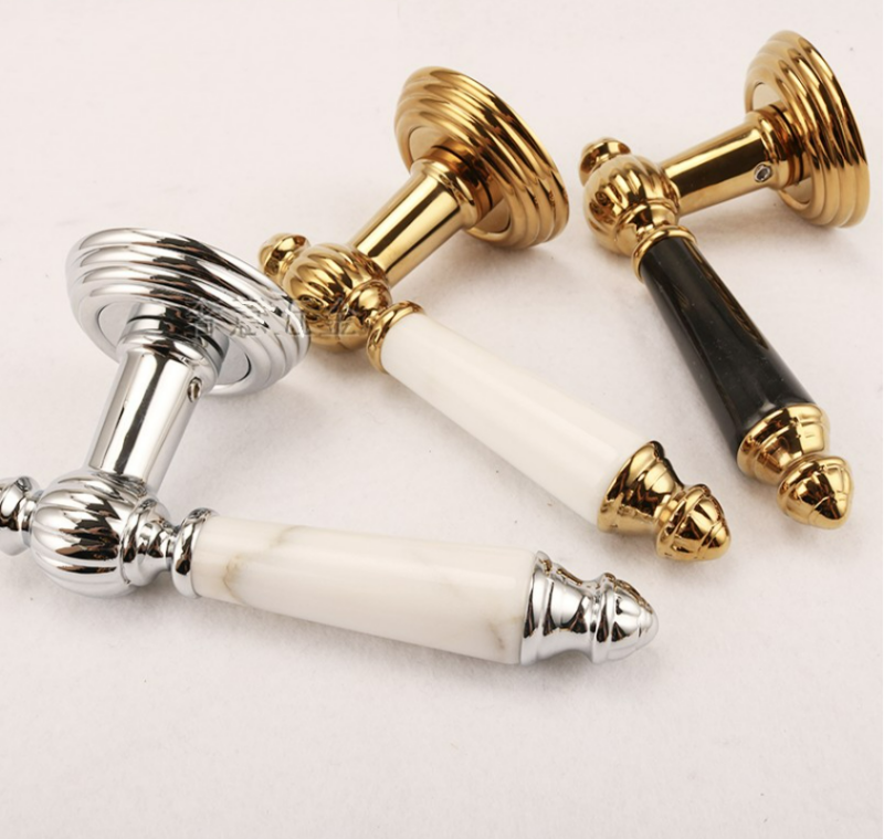 Khóa cửa phòng đồng với đa marble OVLI 36978