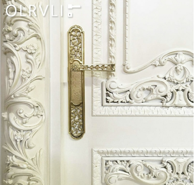 Khóa cửa phòng ngủ bằng đồng Italy OVLI 457-85 5