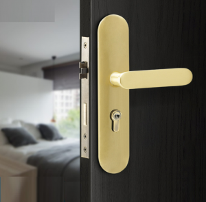 Khóa cửa phòng đồng vàng cao câp CS671-33F