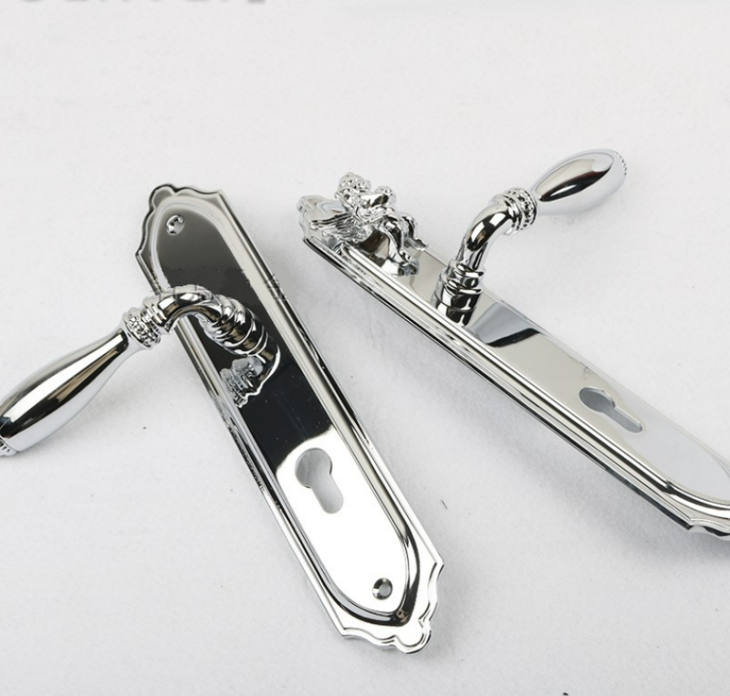 Khóa cửa phòng mạ chrome trắng nhập Ý OVLI 86588 1