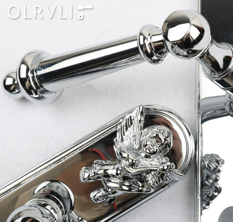 Khóa cửa phòng đồng chrome Italia OVLI 86378 2