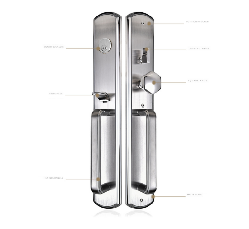 Khóa cửa đại sảnh Inox 304 biệt thự FG87-2202 4